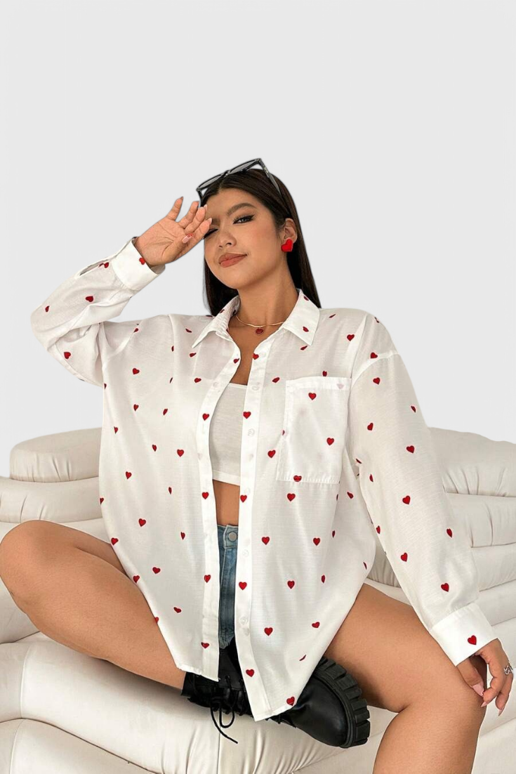 Rhiannon Blusa de Algodón Bordada