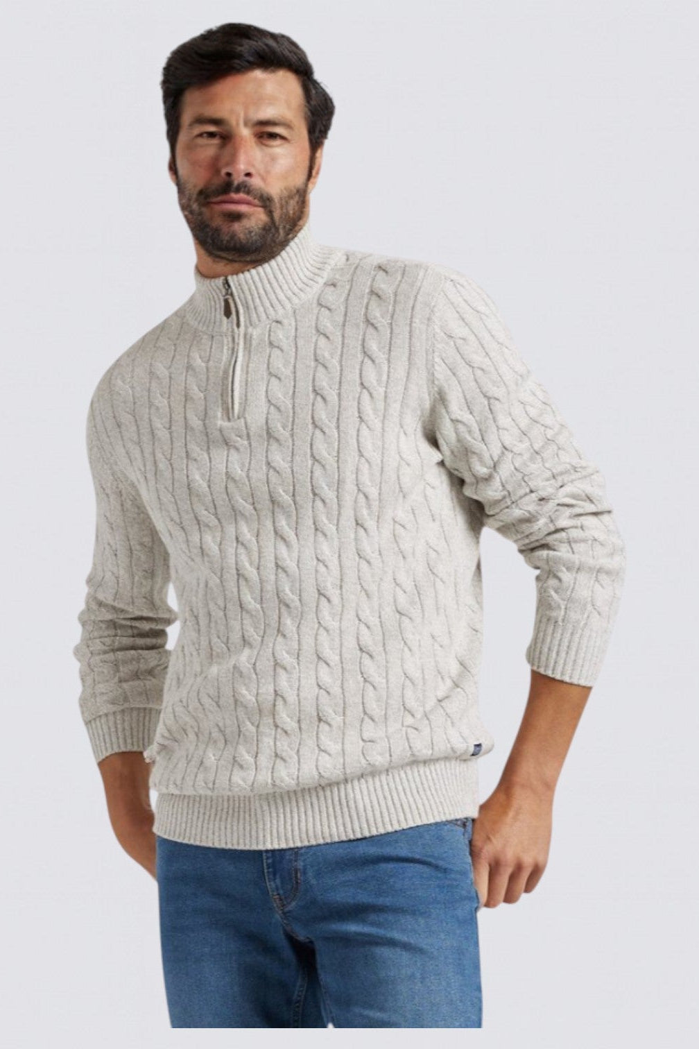 Cremallera nórdica de media cremallera