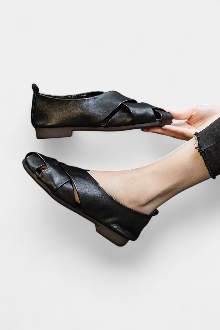 Zapatos planos abiertos Nayra