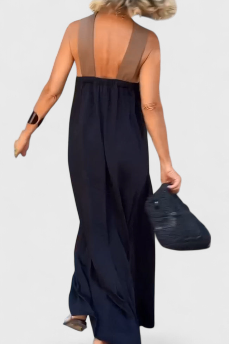 Edith Vestido de Cuello Cruzado