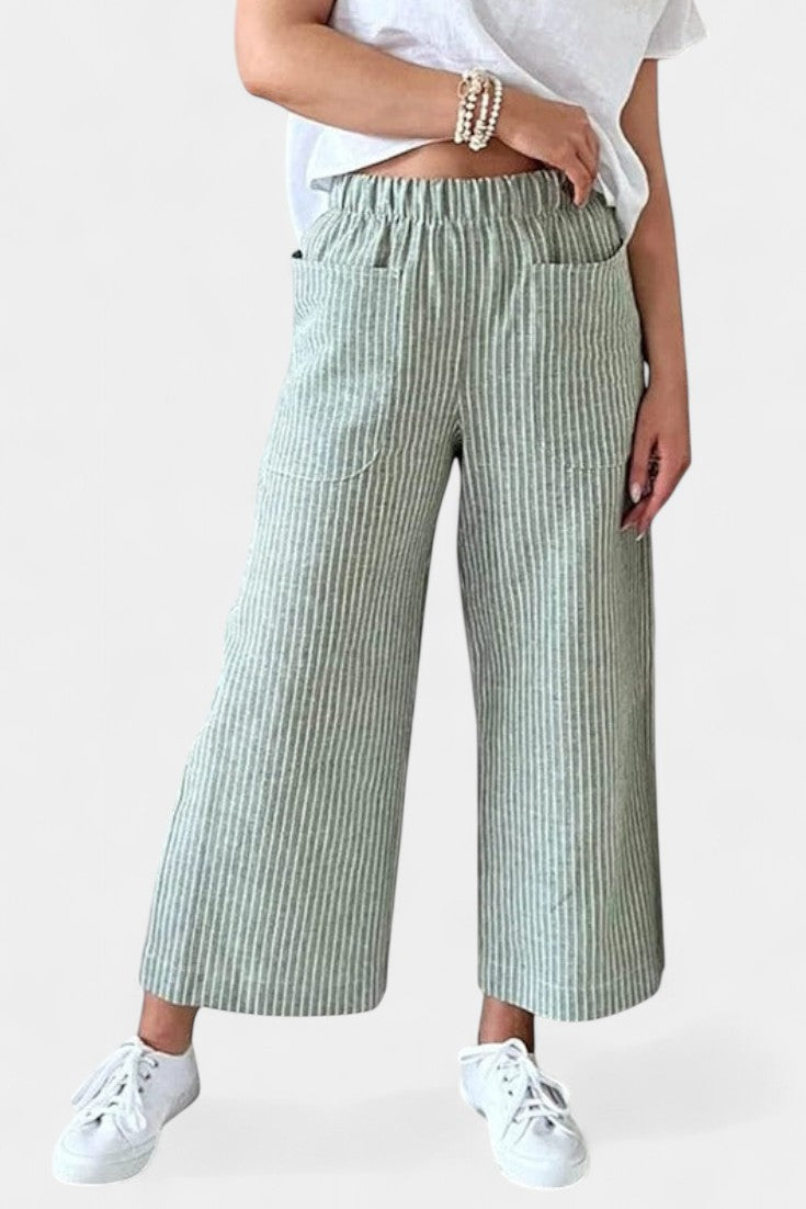 Lumiere Pantalones Livianos de Corte Relajado