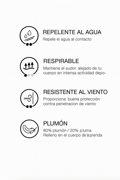 Chaqueta acolchada unisex Aurion