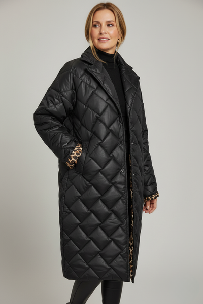 Abrigo acolchado reversible