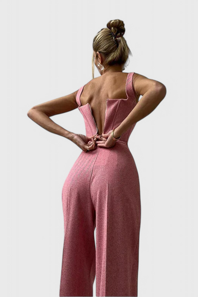 Evena Traje de 3 Piezas con Corsé Estructurado