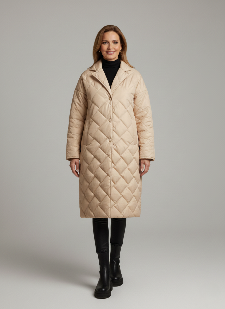 Abrigo acolchado reversible