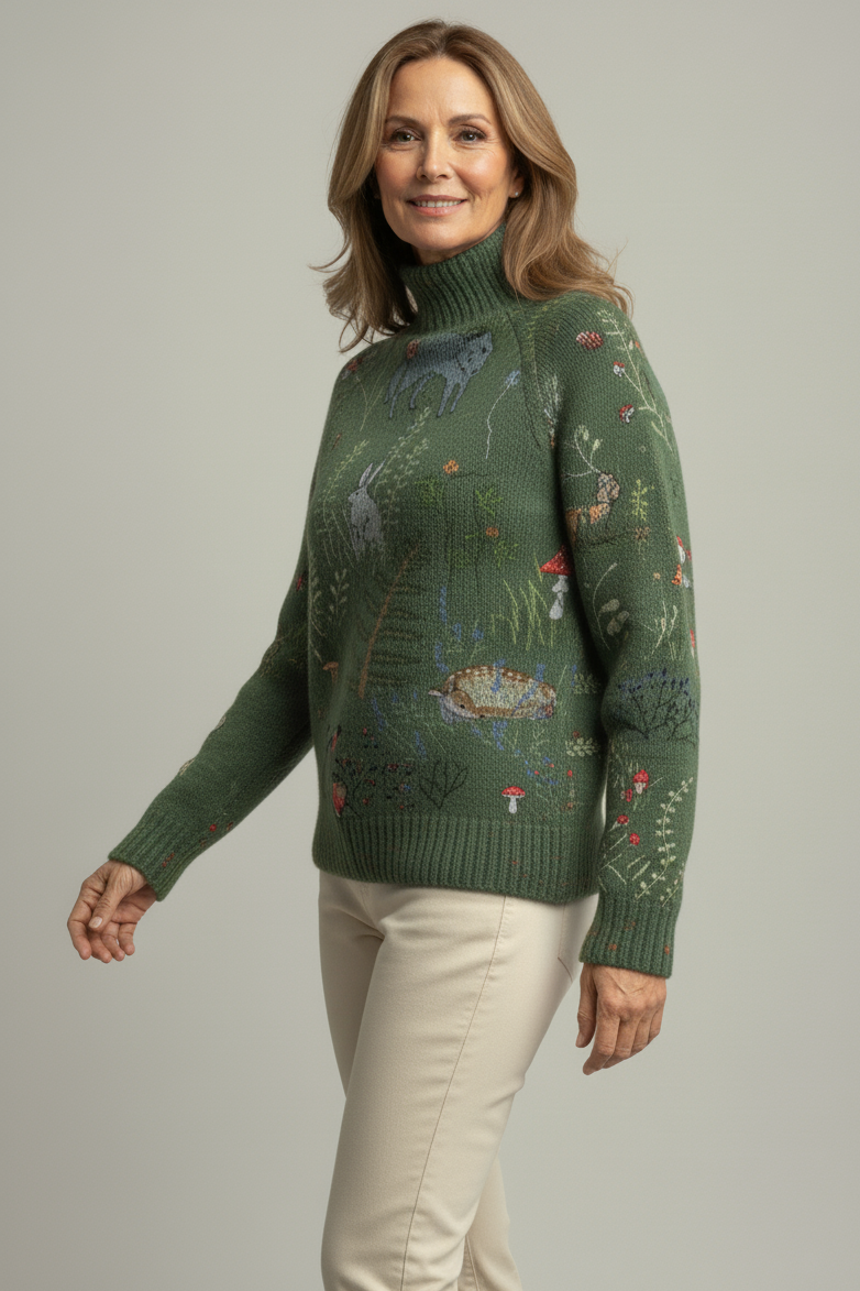 Suéter de cuello alto Lucía