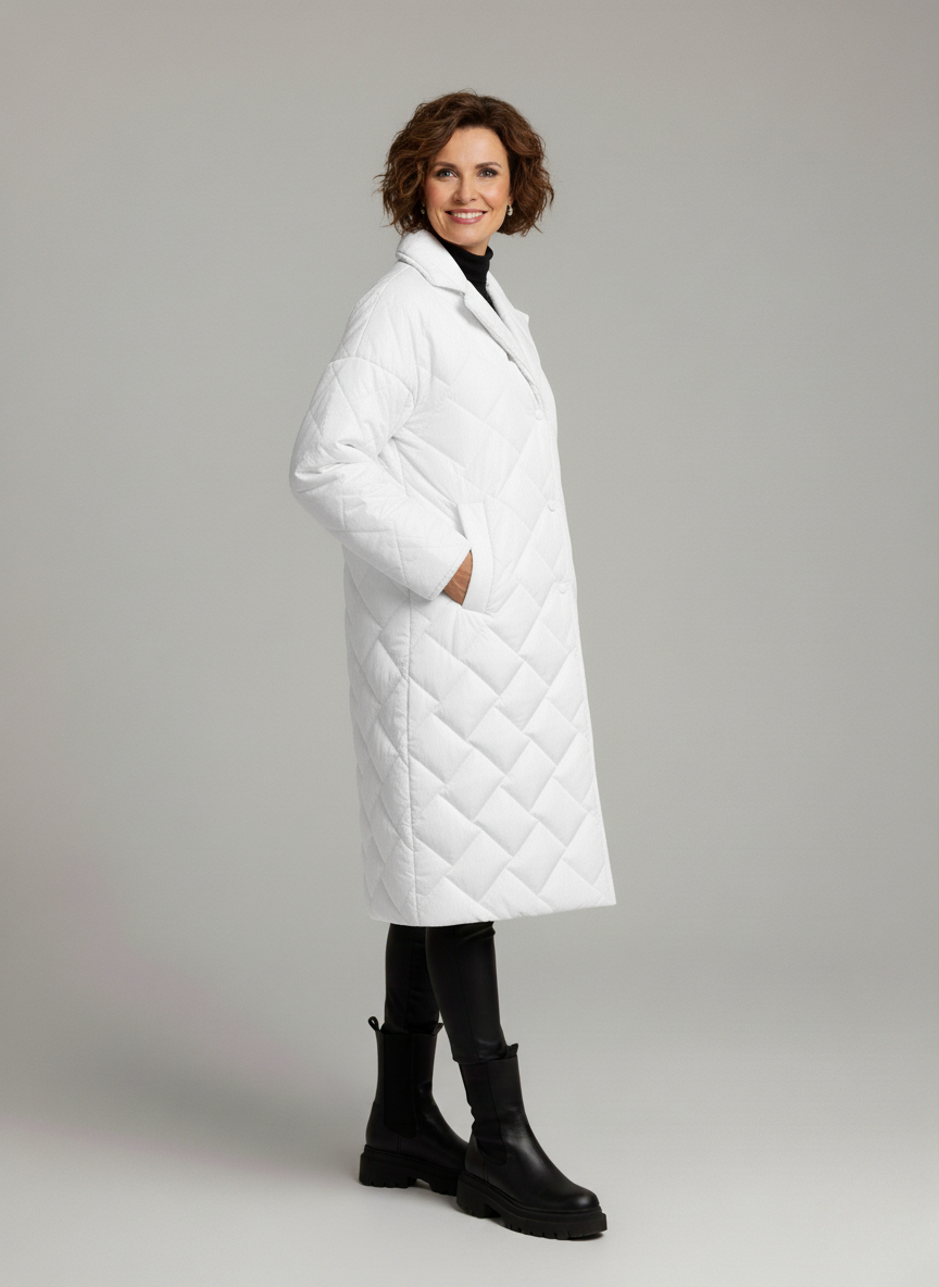 Abrigo acolchado reversible