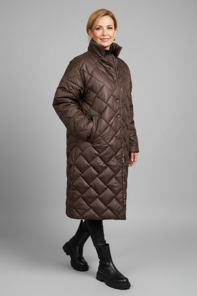 Abrigo acolchado reversible