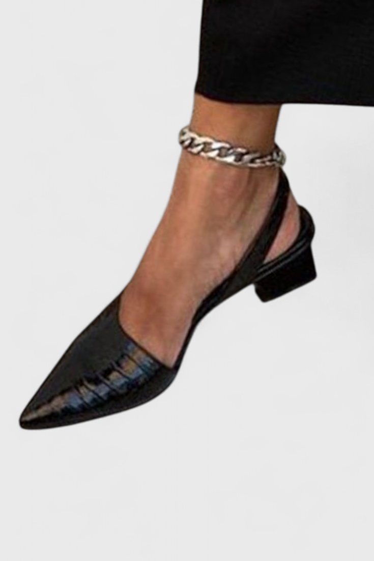 Ava Slingback de Tacón Elegante