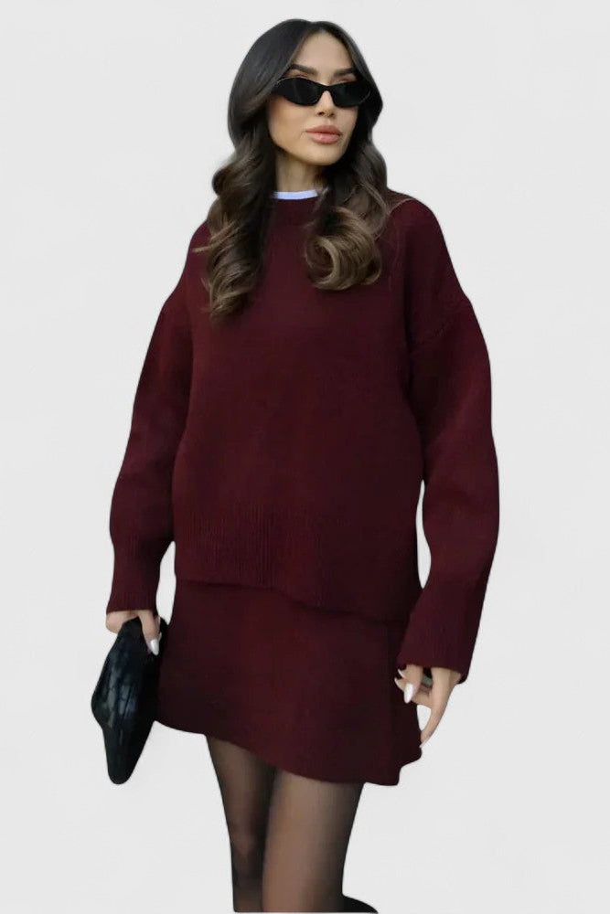 Magda Conjunto de punto acogedor