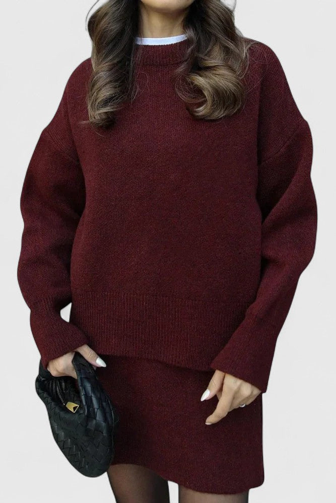 Magda Conjunto de punto acogedor