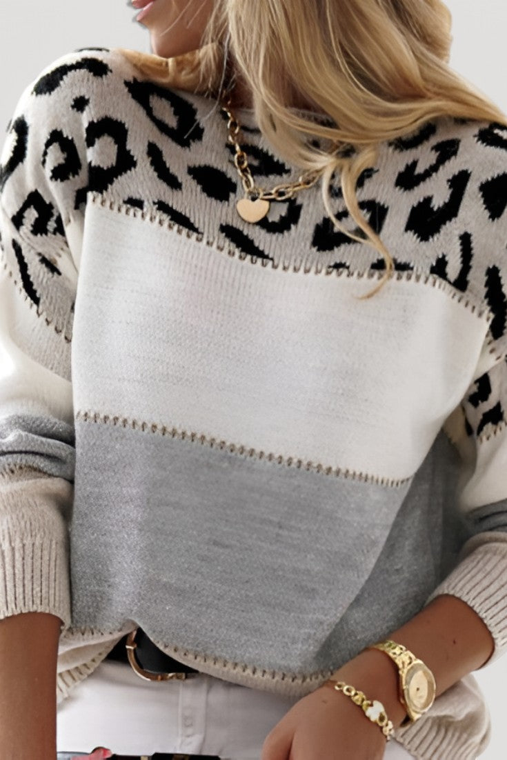 Sophie Jersey de Punto con Patrón Juguetón