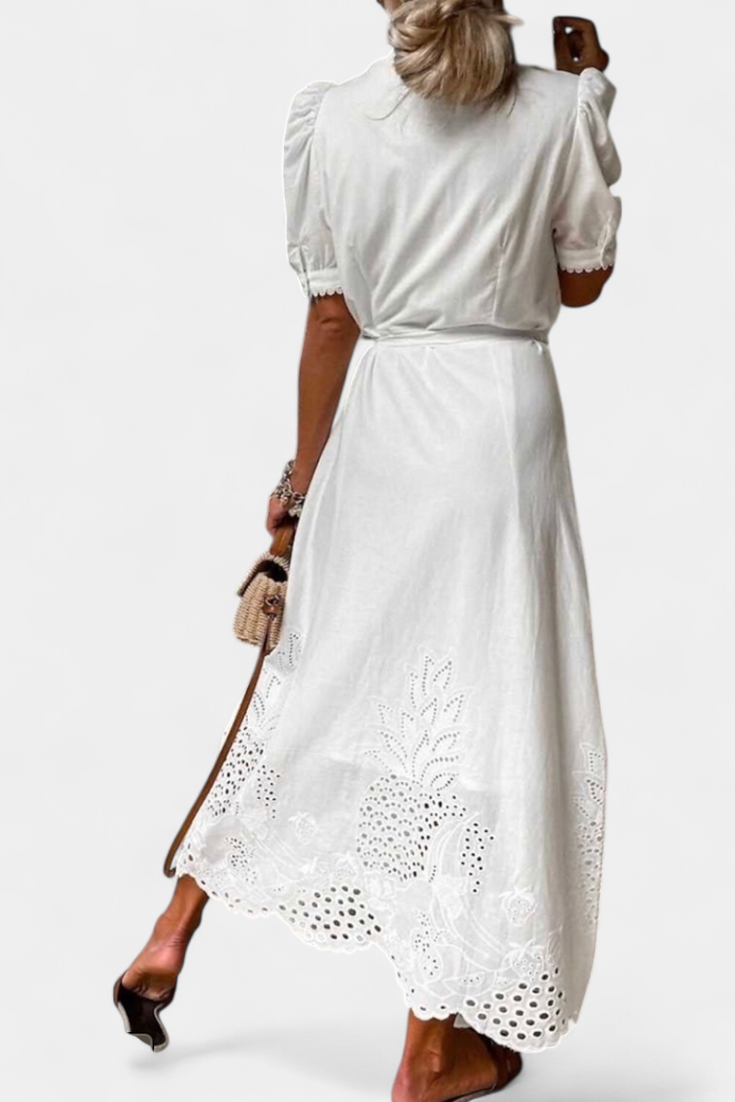 Nerea Vestido Camisero Bordado