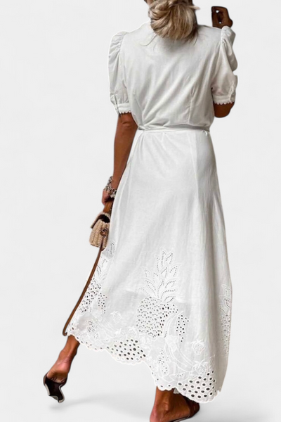 Nerea Vestido Camisero Bordado