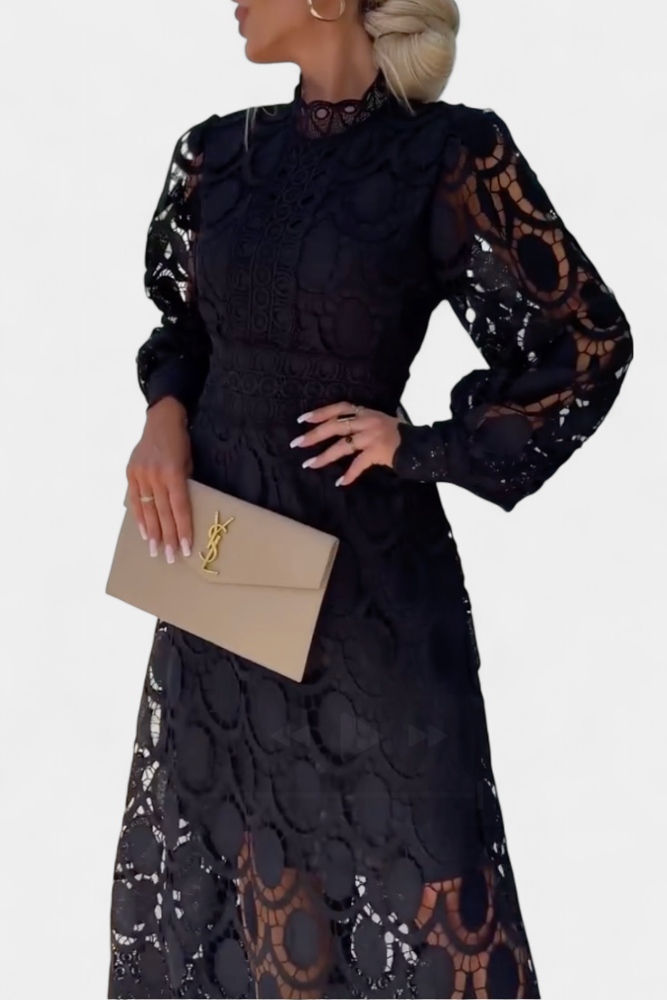 Lucinda Vestido Midi de Encaje