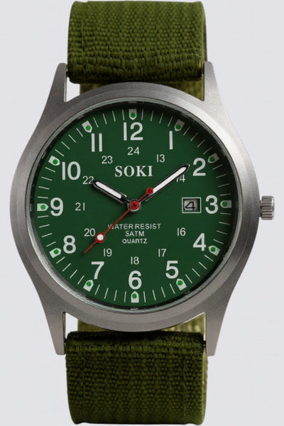 Reloj de cuarzo luminoso