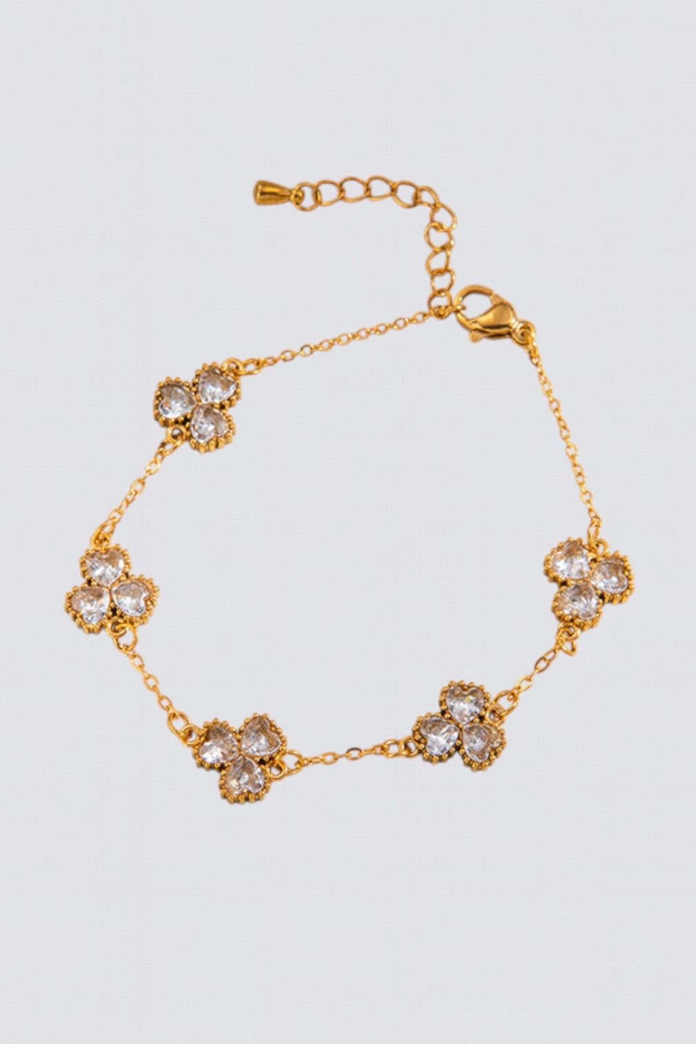 Pulsera de trébol de la fortuna