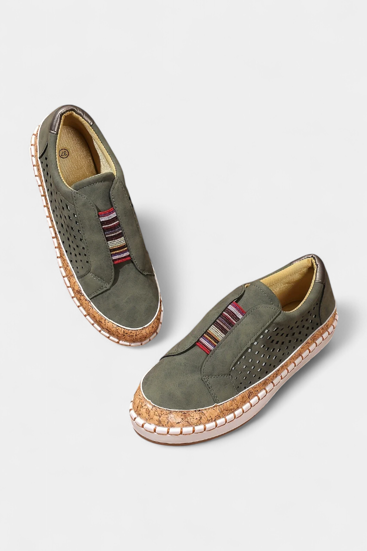 Saray Comfort Slip-On Ortopédico con Plantilla Acolchada 