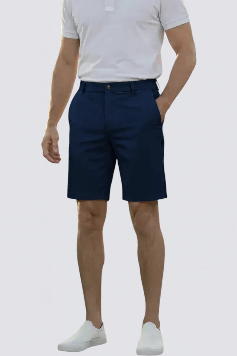 Pantalones cortos chinos ajustados