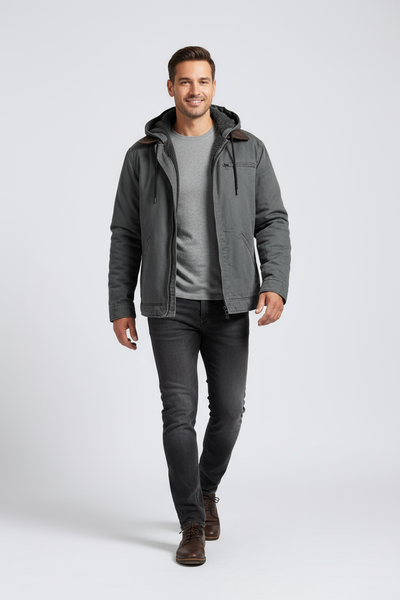 Chaqueta de otoño refinada