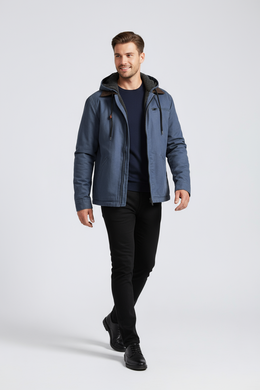 Chaqueta de otoño refinada