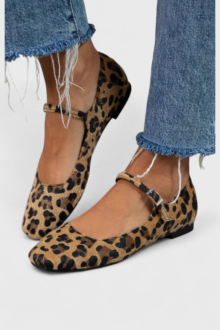 Aranza Bailarinas con Velcro y Talón Ajustable