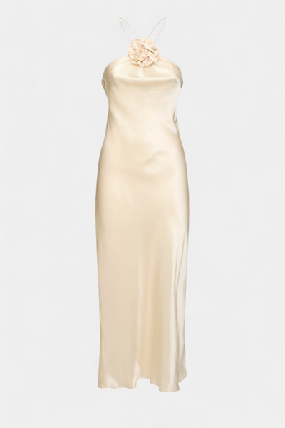 Vestido midi halter Elvera