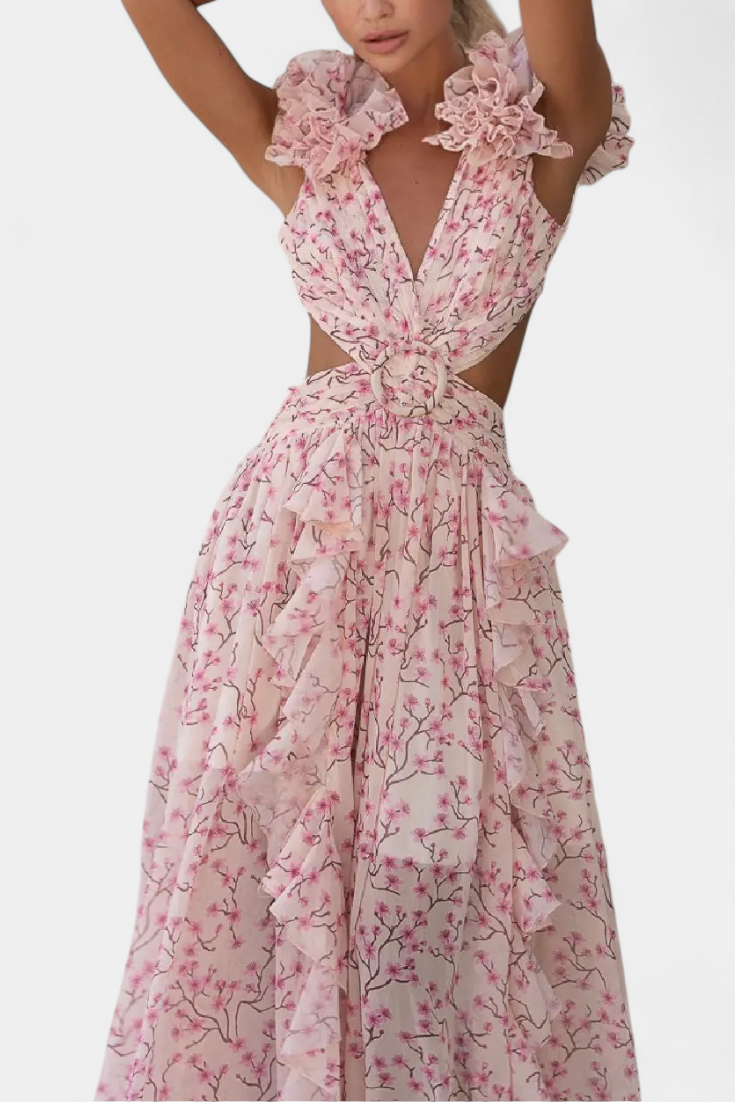 Zuleika Vestido de Chifón