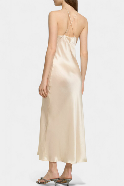 Vestido midi halter Elvera