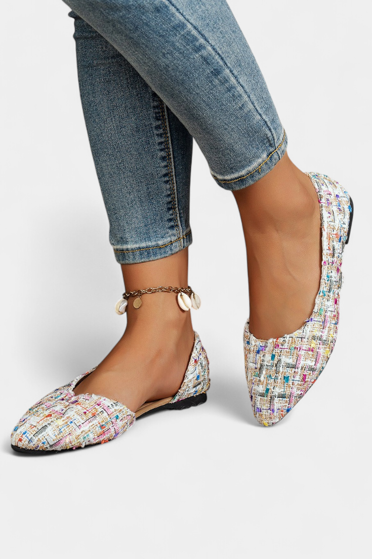 Crystal Zapatillas Tejidas Multicolores