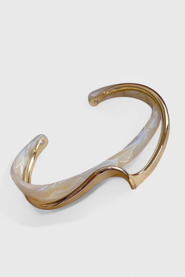 Pulsera Elegante de Ópalo Blanco